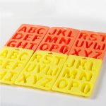 A-Z 3-in-1-Buchstaben-Eiswürfel-Eisbox-Silikon-Eiswürfelschalen-Set, 3 in 1 LetterShalpe(Yellow), 3 in 1 LetterShalpe(Orange) – Bild 3