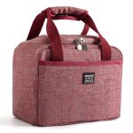 2 Stück wasserdichte Lunchtaschen aus Oxford für Reisebedarf, Picknicktasche, Abendessenbox, Lebensmitteletui