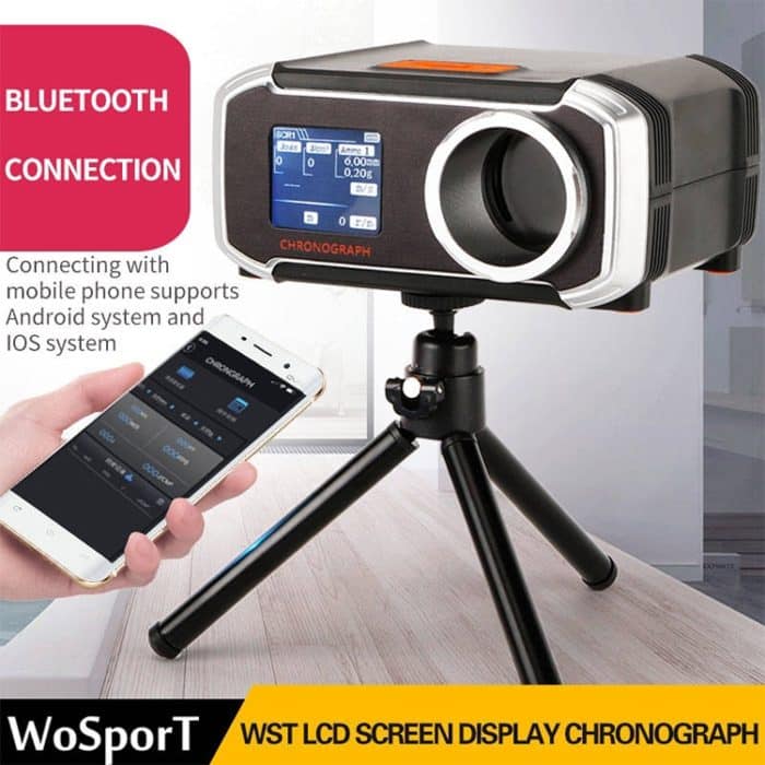WOSPort-LCD-Bildschirmanzeige Chronograph Speed ​​Tester, App Bluetooth-Synchronisation acht Sprachen anzeigen Geschwindigkeitsmessung – Bild 4