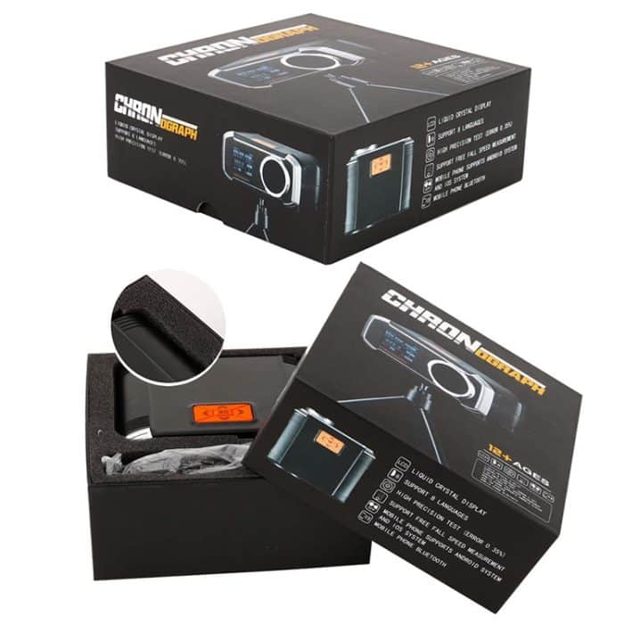 WOSPort-LCD-Bildschirmanzeige Chronograph Speed ​​Tester, App Bluetooth-Synchronisation acht Sprachen anzeigen Geschwindigkeitsmessung – Bild 8