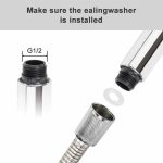 Badezimmer Küche ABS Handheld Wassersparender Druck Duschkopf – Bild 6