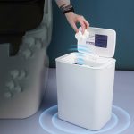 Vollautomatischer, mit Lippe abgedeckter Haushalt, Wohnzimmer, Küche, Badezimmer, intelligenter Induktions-Mülleimer, Battery Type, Charged Type – Bild 12