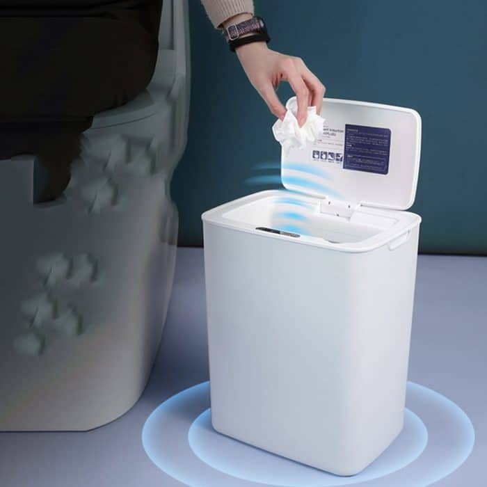 Vollautomatischer, mit Lippe abgedeckter Haushalt, Wohnzimmer, Küche, Badezimmer, intelligenter Induktions-Mülleimer, Battery Type, Charged Type – Bild 12