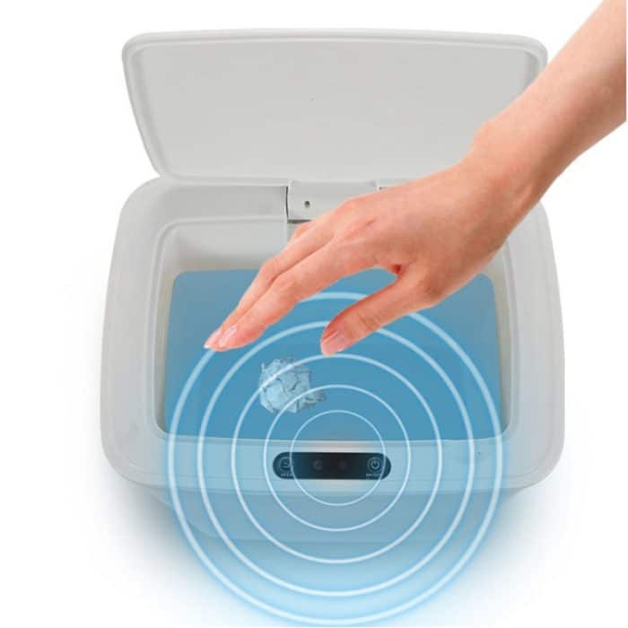 Vollautomatischer, mit Lippe abgedeckter Haushalt, Wohnzimmer, Küche, Badezimmer, intelligenter Induktions-Mülleimer, Battery Type, Charged Type – Bild 5