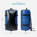 60L Outdoor Schwimmen Tauchen Surfen Voll Wasserdichter Rucksack Große Kapazität Bergsteigen Ausrüstung Tasche – Bild 8