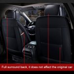 Universeller Autositzbezug aus PU-Leder, Black White, Black Red, Black White Deluxe, Black Red Deluxe, Coffee Deluxe, Beige Deluxe, Beige, Coffee – Bild 6