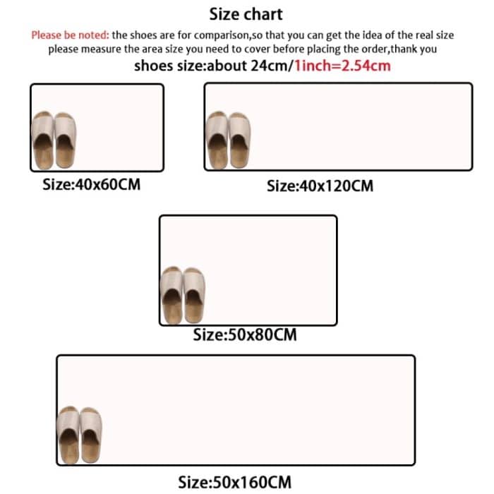 Moderne geometrische Küchen-Anti-Rutsch-Matten-Teppiche, 40x60cm, 40x120cm, 50x80cm, 50x160cm, 40x60cm+40x120cm, 50x80cm+50x160cm – Bild 5
