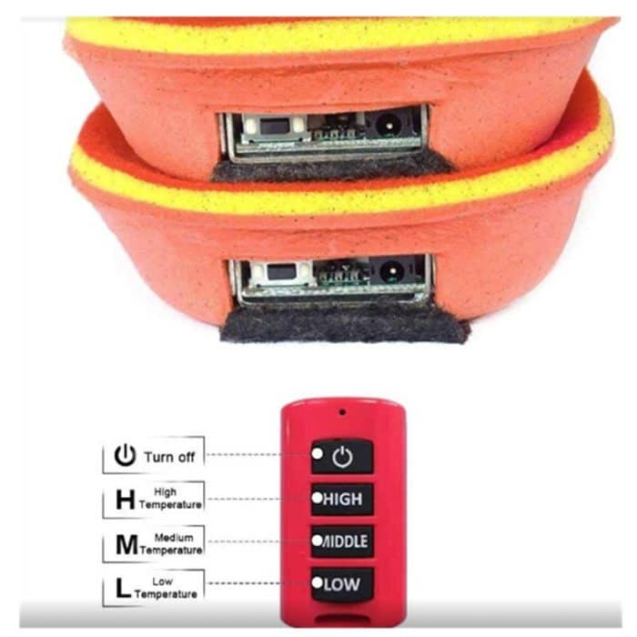 Intelligente temperaturgesteuerte elektrische Einlegesohle für warme Füße, Graphen-Heizsohle, warmes Fußartefakt, warmer Fußschatz, 41, 42 – Bild 5