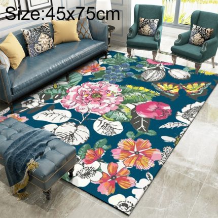 Country Flower Butterfly Fußmatte, rutschfester Bodenteppich, 40x60cm, 45x75cm, 60x90cm, 40x120cm, 80x120cm, 80x160cm, 100x160cm, 120x160cm, 150x200cm, 160x230cm