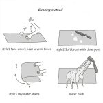 Country Flower Butterfly Fußmatte, rutschfester Bodenteppich, 40x60cm, 45x75cm, 60x90cm, 40x120cm, 80x120cm, 80x160cm, 100x160cm, 120x160cm, 150x200cm, 160x230cm – Bild 5