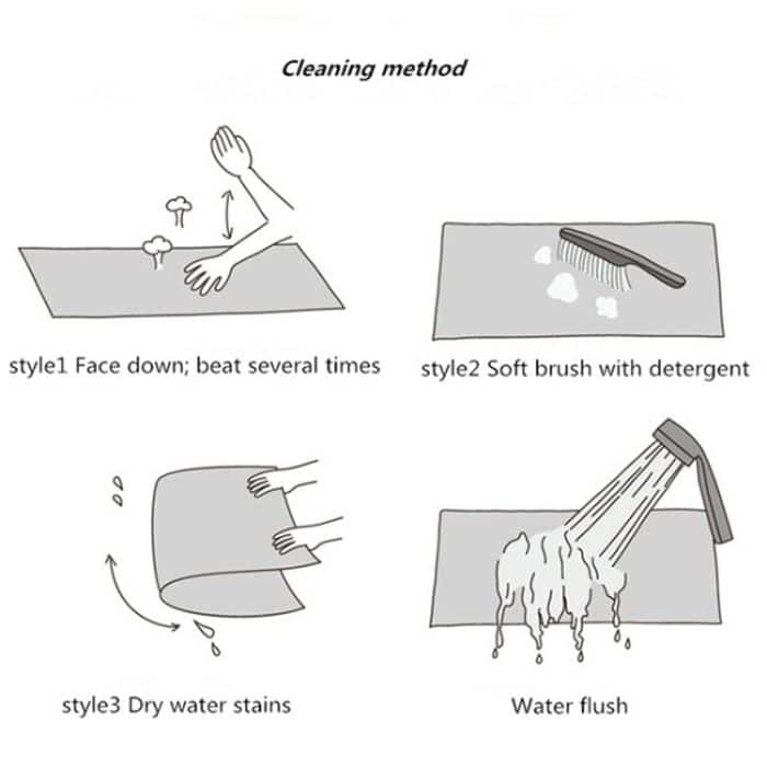 Geometrischer Gitterteppich, rutschfeste Matte für Küche und Bad, 40x60cm, 40x120cm, 50x80cm, 50x160cm, 40x60cm + 40x120cm, 50x80cm + 50x160cm – Bild 5