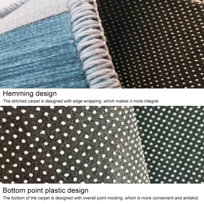 Einfache moderne abstrakte Gitterteppiche Wohnzimmer Schlafzimmer Bodenmatte, 40x60cm, 50x80cm, 60x90cm, 80x120cm, 80x160cm, 140x200cm, 160x230cm, 180x260cm, 200x300cm – Bild 4