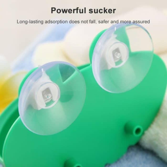 Badezimmer-Seifenbox mit niedlichem Cartoon-Motiv, starkem Saugnapf und Abfluss, Suction Cup Drain Soap Box – Bild 6