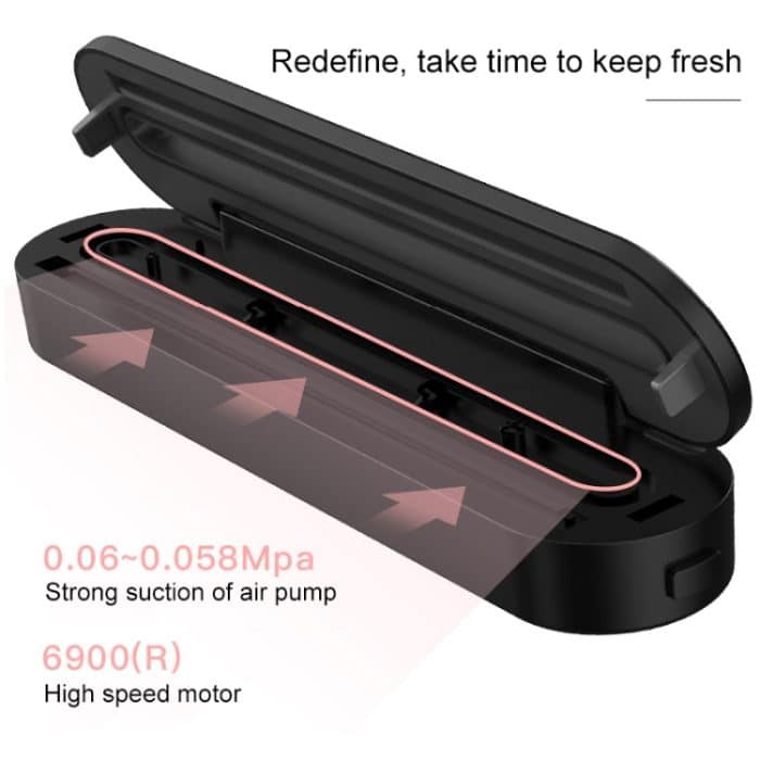 Lebensmittel Kleine Vakuumiermaschine Haushalt USB Lade Automatische Küche Frischhaltemaschine – Bild 3