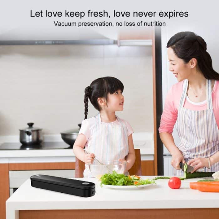Lebensmittel Kleine Vakuumiermaschine Haushalt USB Lade Automatische Küche Frischhaltemaschine – Bild 7