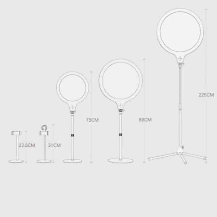 Live-Übertragung Fotografie Desktop Beauty Fill Light Bracket, Medium Version, Medium Version+Bracket, Medium Version+Cooling Bracket, Large Version, Large Version+Bracket, Large Version+Cooling Bracket – Bild 4