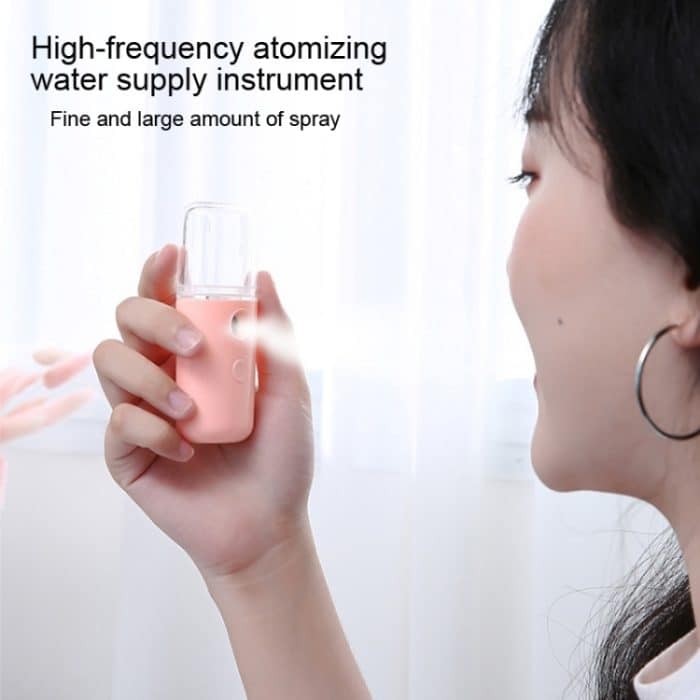 Gesichtsfeuchtigkeitsinstrument, Luftbefeuchter, USB-Beauty-Kältespray-Instrument, automatisches Alkohol-Desinfektionssprühgerät, Lipstick Style, L20 – Bild 6