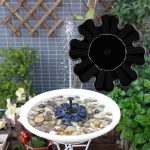 Solar-Blütenblatt-Brunnen, schwimmender Brunnen, Teich, Gartendekoration, Solar Petal Fountain – Bild 7