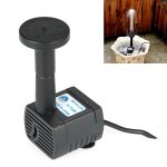 Garten Steingarten Dekoration Solarbrunnen DC Wasserpumpe Aufhängung Sprinkler, Solar Fountain – Bild 2