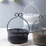 Tragbare, multifunktionale, hohle, feuerfeste Mückenspulenbox für den Außenbereich mit Deckel – Bild 2