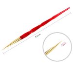 5 Stück / Set Acryl Phototherapie Nagelmalerei Blume geschnitzte Kristallstift Nagelstift – Bild 3