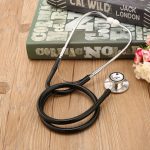 Doppelseitiges Stethoskop, Einzelrohr, Ärzte, Krankenschwester, professionelles Kardiologie-Stethoskop, Bruststück aus Aluminiumlegierung, medizinisches Gerät – Bild 6