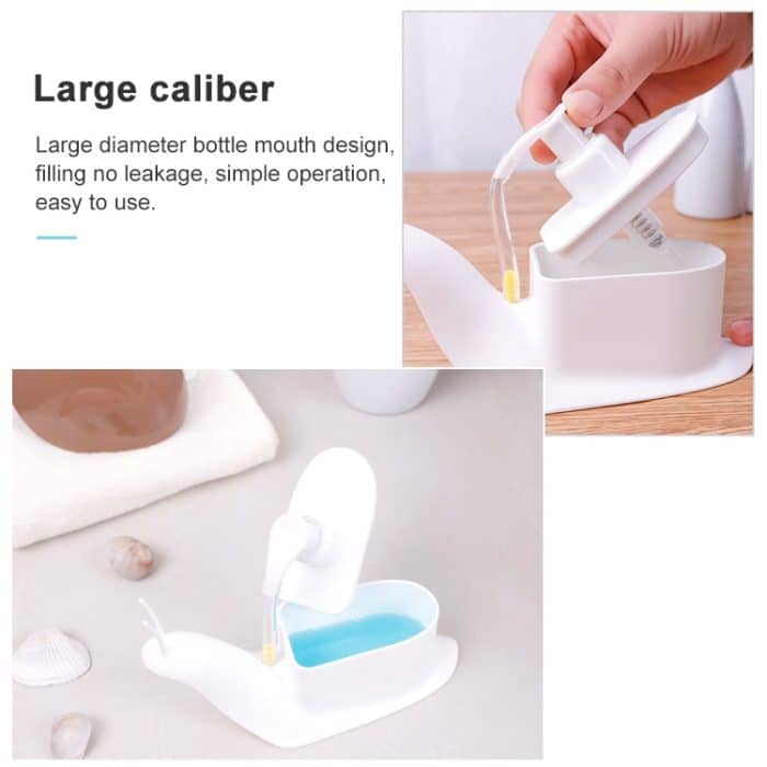 Kreative Schnecken-Händedesinfektionsflasche, Push-Typ-Lotion-Duschgel-Flasche, Snail Hand Sanitiser Bottle – Bild 3