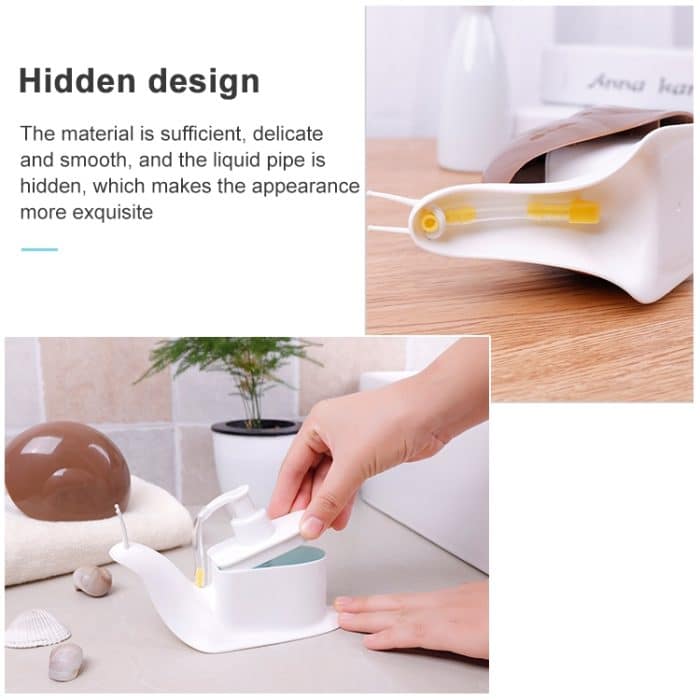 Kreative Schnecken-Händedesinfektionsflasche, Push-Typ-Lotion-Duschgel-Flasche, Snail Hand Sanitiser Bottle – Bild 4