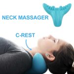 Akupressur-Massagekissen C-Rest Hals Hals Schulter Muskel Relaxer Hochdichte Memory Foam Kissen Werkzeuge – Bild 2