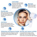 Gesichtspflegegerät Hot Cold Hammer Kryotherapie Blue Photon Akne Behandlung Haut Beauty Massagegerät Lifting Rejuvenation Facial Machine – Bild 13