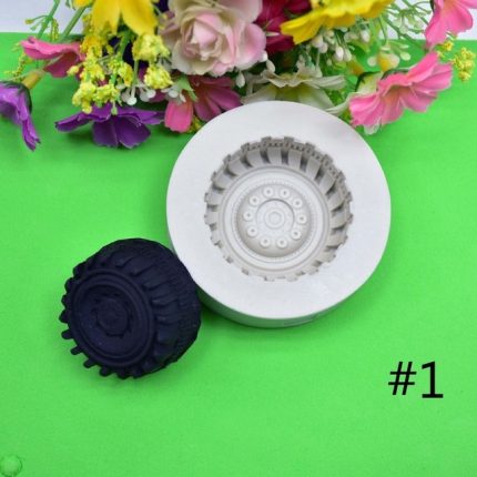 2 PCS DIY Reifen Form Zucker Handwerk Kuchen Silikon Form Fondant Backen Dekorieren Werkzeuge Zufällige Farbe Lieferung, Size 1, Size 2, Size 3, Size 4