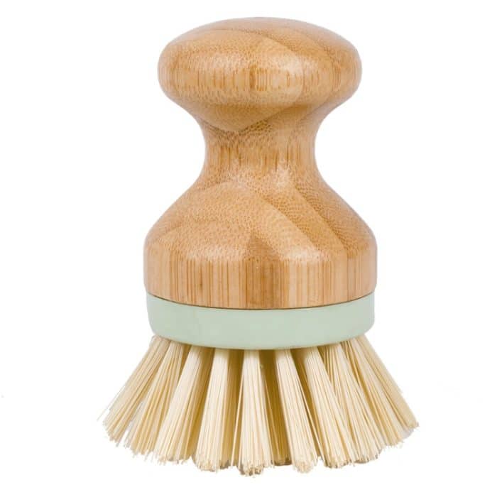 Multifunktionales Werkzeug, Küchenreinigungsbürste, Holzgriff, Geschirrschrubber, Topf, Pfanne, Spülmaschine, Solid wood Brush – Bild 2