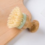 Multifunktionales Werkzeug, Küchenreinigungsbürste, Holzgriff, Geschirrschrubber, Topf, Pfanne, Spülmaschine, Solid wood Brush – Bild 6