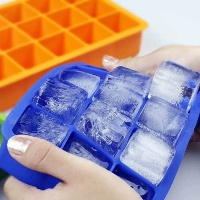 15 Gitter DIY große Eiswürfelform, quadratische Form, Silikon-Eiswürfelform, Obst-Eismaschine – Bild 7
