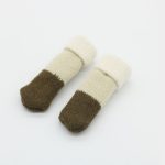 24 Stück leise, verschleißfeste, rutschfeste, gepolsterte Doppelstuhl-Fußabdeckung, Chair Foot Cover – Bild 3