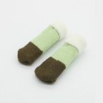 24 Stück leise, verschleißfeste, rutschfeste, gepolsterte Doppelstuhl-Fußabdeckung, Chair Foot Cover – Bild 7