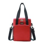 Umweltfreundliche tragbare Cartoon-Picknick-Isolierung, faltbare Lunchtasche, Sanne Lunch Bag(Red), Sanne Lunch Bag(Navy Blue), Sanne Lunch Bag (Gray)