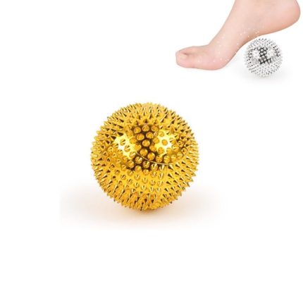 1 Paar magnetischer Massageball zum Entspannen der Muskeln, Finger, Plantardruck-Massagestabball, 3.2cm, 4.7cm, 5.6cm
