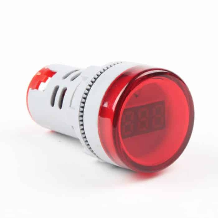 AD16-22DSV Mini-Digitalanzeige, 60–500 V, allgemeine Anzeige, AC-Voltmeter, offenes Loch: 22 mm, 60-500V Red, 60-500V Green, 60-500V Yellow, 60-500V Blue, 60-500V White – Bild 2