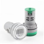 AD16-22DSV Mini-Digitalanzeige, 60–500 V, allgemeine Anzeige, AC-Voltmeter, offenes Loch: 22 mm, 60-500V Red, 60-500V Green, 60-500V Yellow, 60-500V Blue, 60-500V White – Bild 7