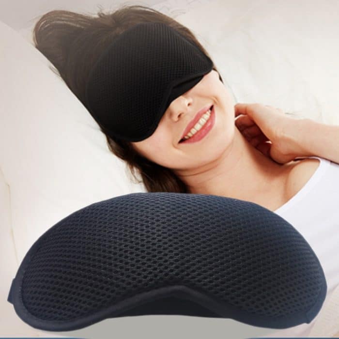 10 PCS Bamboo Charcoal Atmungsaktives Gewebe Mesh Sleeping Soft Eye Mask – Bild 5