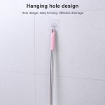 Edelstahl-Toilettenbürste mit langem Griff, WC-Reinigungsbürste, Triangle Shape Base, Diamond Shape Base – Bild 7