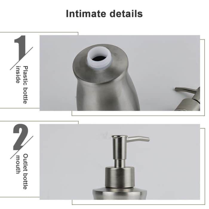 Lotion Flasche Handseife Flüssigkeitsflasche Handbuch zum Seifen Duschgel – Bild 5