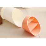 Kreative Multifunktions-Doppelablaufregal Küche Essstäbchen Aufbewahrungseimer Geschirr Aufbewahrungsbox, Pink, Coffee, Blue, Green, Light Grey, Apricot – Bild 5