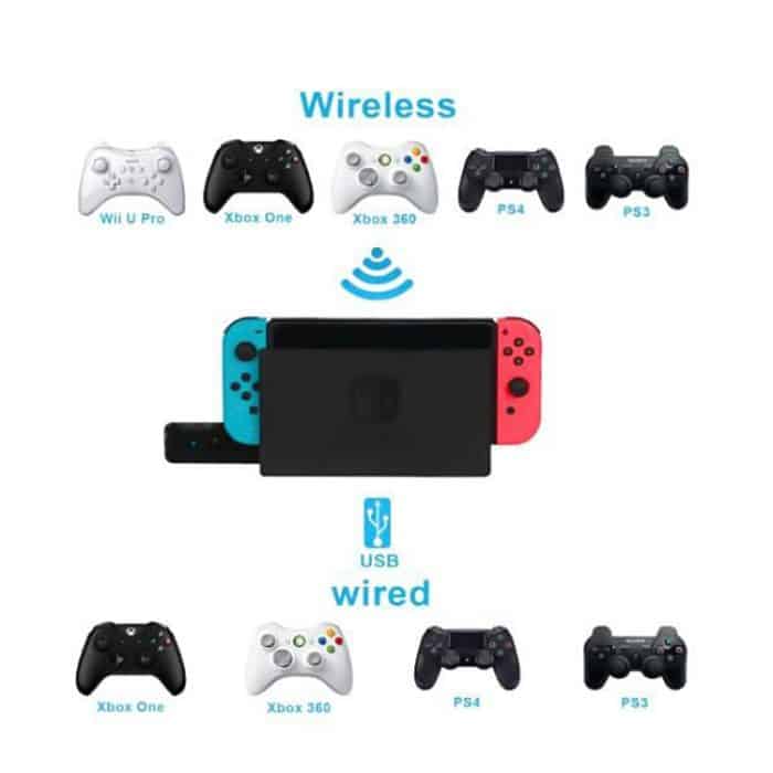 JYS-130 Wireless Bluetooth Gamepad Converter Adapter für PS3 / Switch / PC – Bild 10