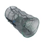Federkäfig-Fischernetz, automatisch zusammenklappbarer Garnelenkäfig, rundes Feder-Fischnetz, Special Mesh Large, Encrypted Mesh Large
