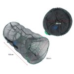 Federkäfig-Fischernetz, automatisch zusammenklappbarer Garnelenkäfig, rundes Feder-Fischnetz, Special Mesh Large, Encrypted Mesh Large – Bild 7