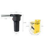 Outdoor Electric Drum Fan BBQ Tragbarer Grill-Haartrockner – Bild 2