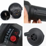 Outdoor Electric Drum Fan BBQ Tragbarer Grill-Haartrockner – Bild 4