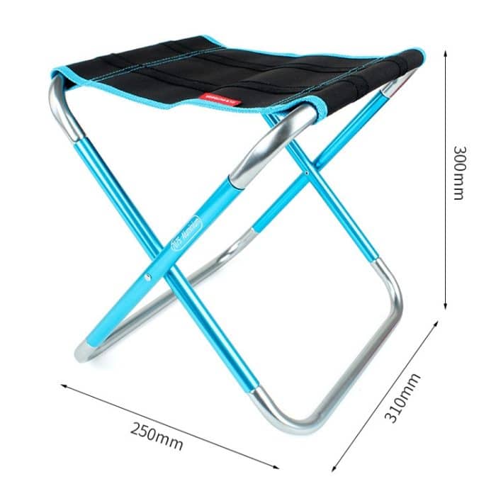 CLS Großer Outdoor-Klapphocker aus 7075-Aluminiumlegierung, tragbarer Grill- und Angel-Klappstuhl, Größe: 30 x 25 x 31 cm, CLS Large 7075(Red), CLS Large 7075(Blue), CLS Large 7075(Black) – Bild 7